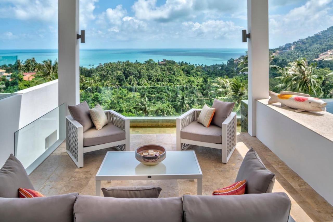 Ferienhaus Aruna- 4 Bedroom Modern Sea View Villa, Cinema, Spa Ko Samui