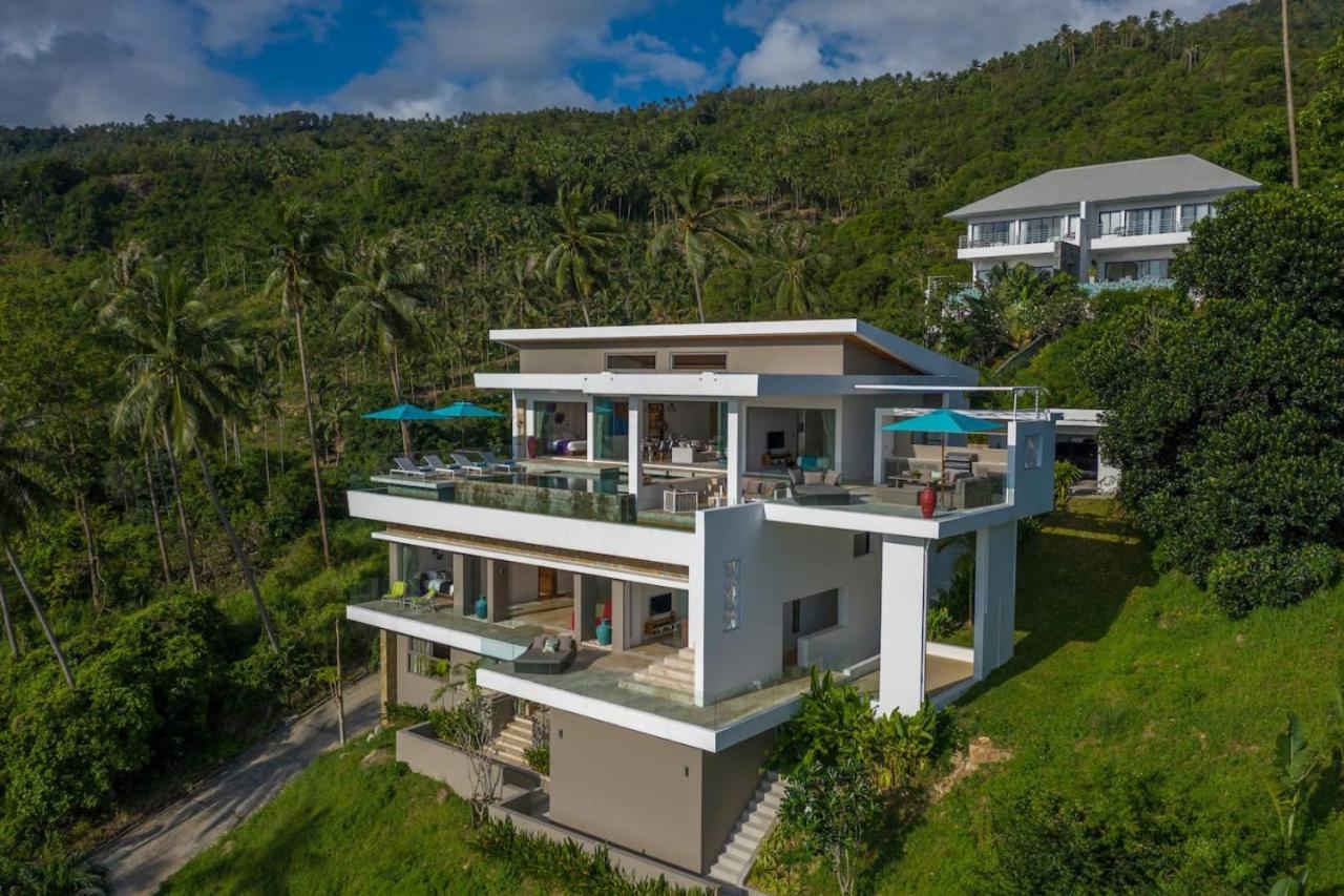 Aruna- 4 Bedroom Modern Sea View Villa, Cinema, Spa Ko Samui