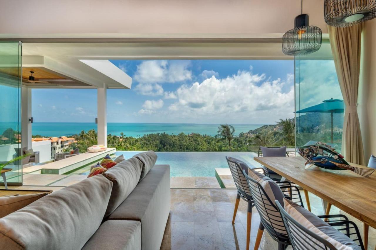 Aruna- 4 Bedroom Modern Sea View Villa, Cinema, Spa Koh Samui